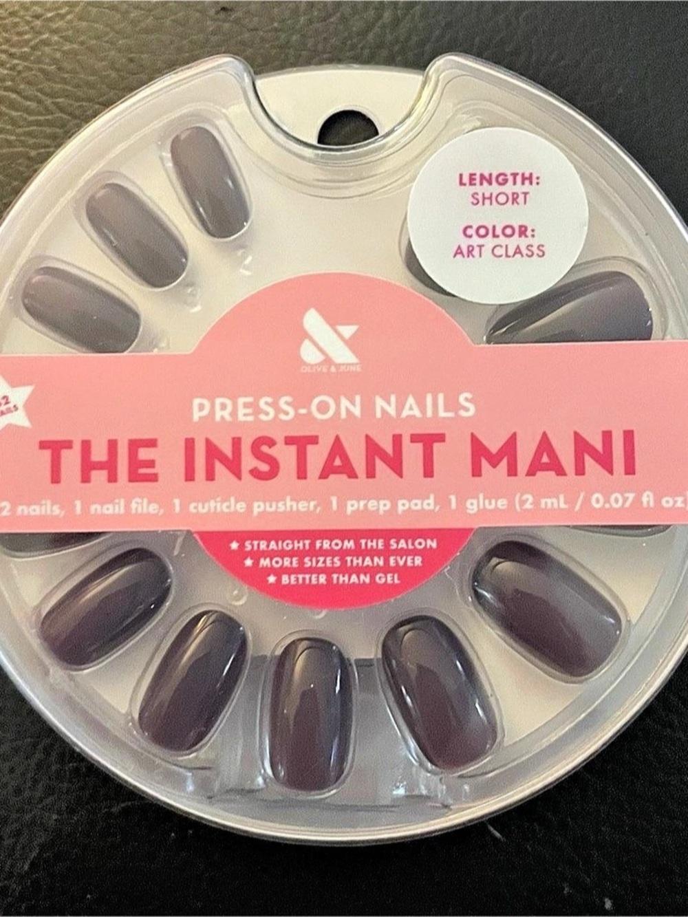 Olive & June The Instant Mani Press-On Nails - Art Class Purple